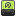 Green Time Machine Icon 16x16 png